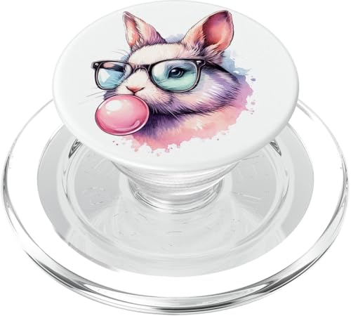 Hase Kaninchen Kaugummi PopSockets PopGrip für MagSafe von Aj Grips