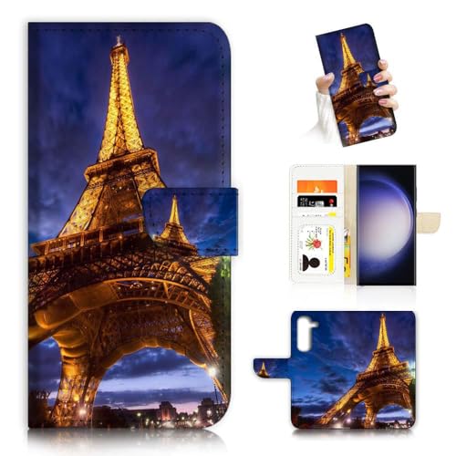Schutzhülle für Samsung A25, Samsung Galaxy A25 5G, A21054 Eiffelturm Paris 21054 von Ajourtek