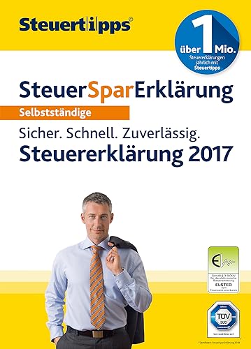SteuerSparErklärung 2018 für Selbstständige (für Steuerjahr 2017) [Download] von Akademische Arbeitsgemeinschaft