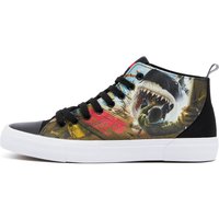 Akedo x Jaws Bigger Boat Black Signature High Top - UK 7 / EU 40.5 / US Men's 7.5 / US Women's 9 von Akedo