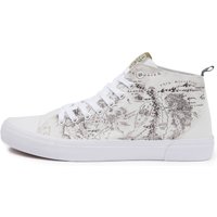 Akedo x Lord Of The Rings Map White Signature High Top - UK 5 / EU 38 / US Men's 5.5 / US Women's von Akedo