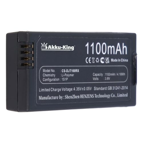 Akku kompatibel mit DJI T01 - Li-Polymer 1100mAh - für Tello von Akku-King