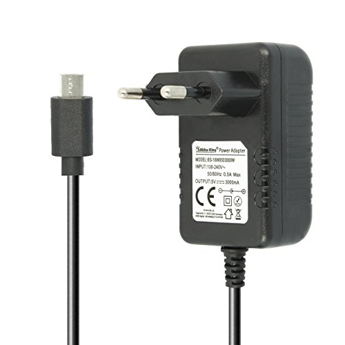 Netzteil 5V 3A 15W | Micro USB Stecker | Universal Ladegerät kompatibel mit Smartphone, Handy, Tablet, Lautsprecher, Raspberry Pi UVM. von Akku-King