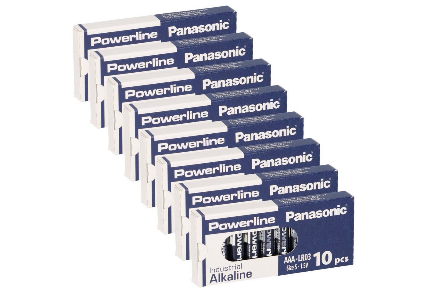 Akkuman.de 80x MICRO AAA MN2400 Batterie PANASONIC POWERLINE INDUSTRIAL 1383mAh Batterie Akkuman.de 80x MICRO AAA MN2400 Batterie PANASONIC POWERLINE INDUSTRIAL 1383mAh Batterie von Akkuman.de