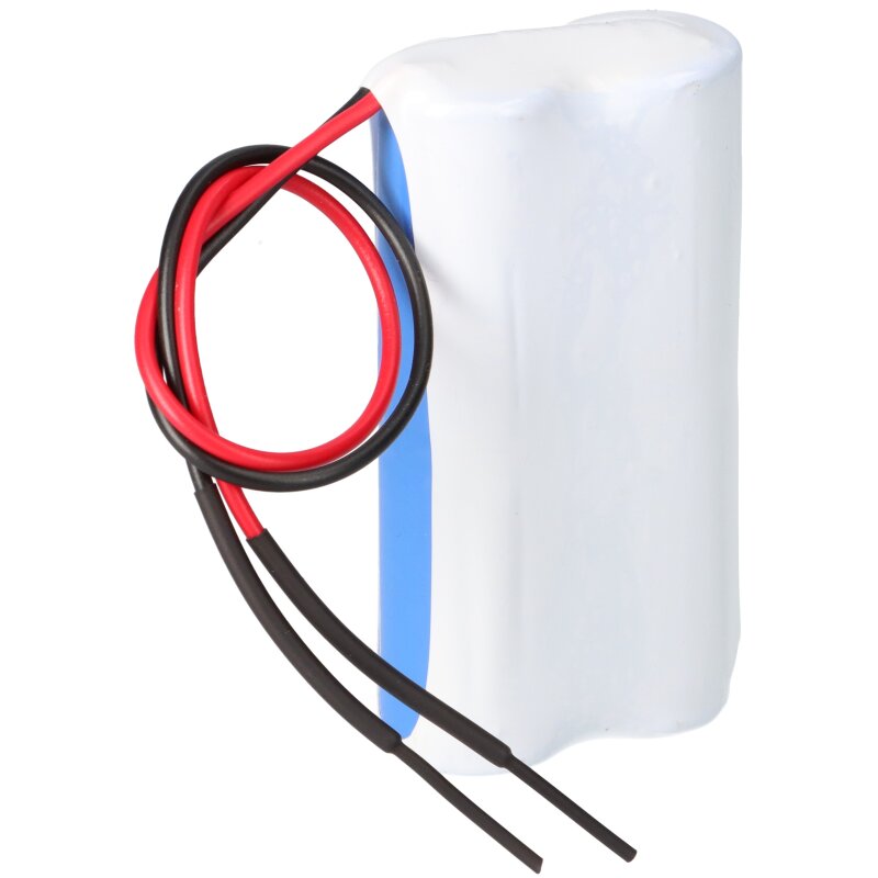 Akkupack 4,8V 5000mAh NiMH4850 F2x2 Doppelstange Notleuchten 20cm Kabel Doppelstange von Akkuman