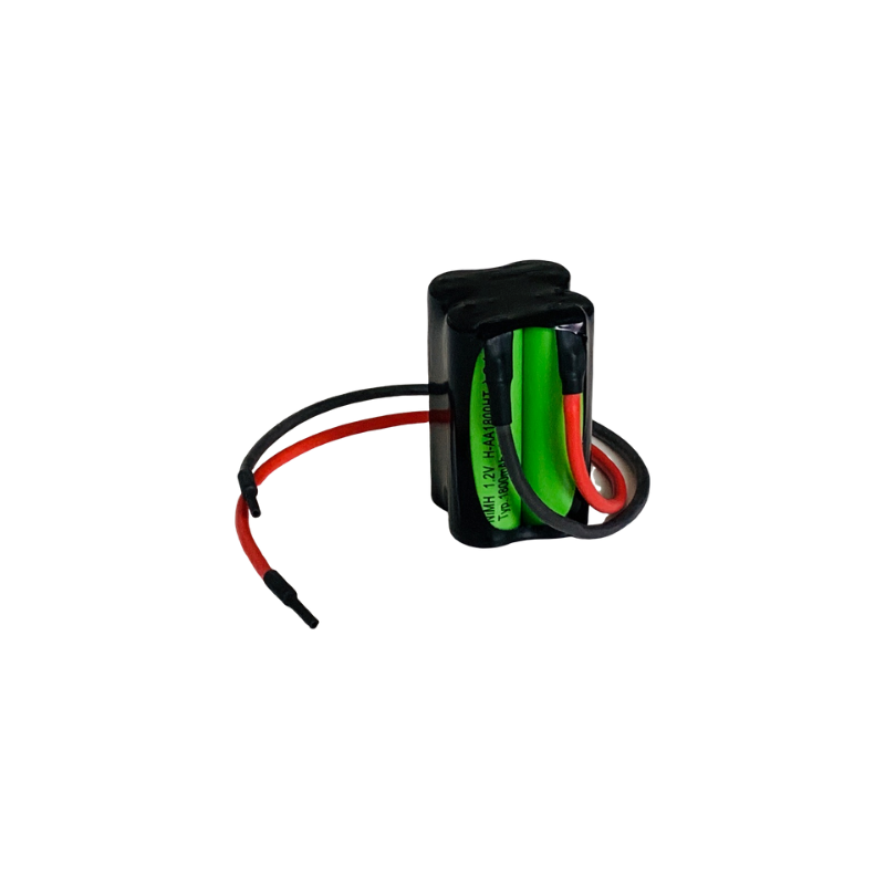 NiMH 4,8V 1800mAh F2x2 Mignon AA mit 20cm Kabel für Notleuchten von Akkuman