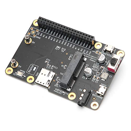 Akozon 3G/4G LTE Base Hat Expansion Board für 4/3/2/B+ Modul Computerplatine auf USB mit SIM-Karte von Akozon