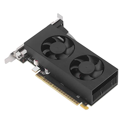 Akozon GTX750 4G DDR5 PC-Gaming-Grafikkarte, Zwei Lüfter, 128 Bit, PCI Express 3.0 16X, Unterstützt -DVI-VGA-Anschlüsse, DirectX 11, OpenGL 4.4 – Ideal für Desktop-Computer (750 von Akozon