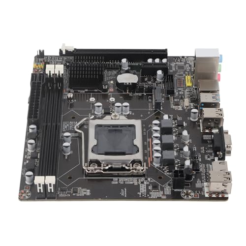 Akozon Hochgeschwindigkeits-Desktop-Computer-Motherboard LGA 1155, DDR3-Speicherkompatibles USB3.0-Mainboard für B75 mit Dual-High-Definition-Multimedia-Schnittstelle von Akozon