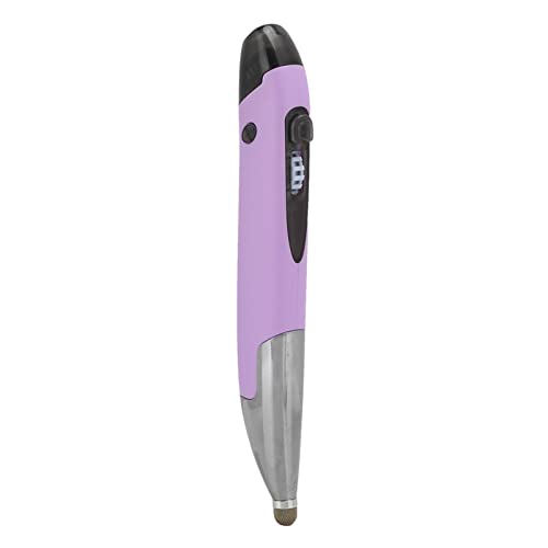 Akozon Optische Wi-Fi-Maus, 2,4 GHz, Optische Stiftmaus Im Taschenformat, 1600 DPI Handschrift-Minimäuse mit -Ladeanschluss, USB-Adapter für PC, Computer, Tablet () (Purple) von Akozon