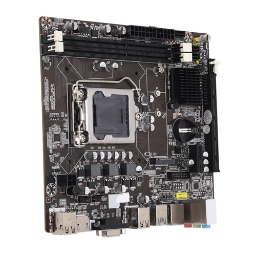 DDR3 Motherboard Unterstützung 1155 Pins I3 I5 I7 Prozessor 2 DDR3 1000M Netzwerkschnittstelle Stabile Leistung Gaming Motherboard Professionelles Zubehör für den Einsatz von Akozon