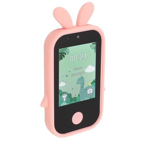 IPS-Touchscreen-Digitalkamera 1080P 48MP Musik-Player für Kindertelefon (PINK) von Akozon