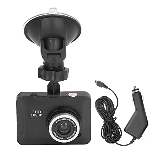 Purotech Dashcam Auto 1080P, Dash Cam Auto DVR Dashcam Multifunktions 1080P Full HD Loop Bewegungserkennung Dashboard Kamera Dashcams Parkmonitor für Autos von Akozon