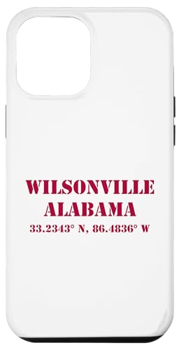 Hülle für iPhone 13 Pro Max Wilsonville Alabama Koordinaten Souvenir von Alabama Cities & Towns