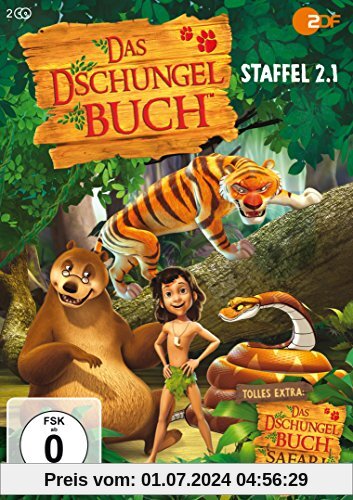 Das Dschungelbuch Staffel 2.1 (Folge 53-70) + Bonus: Dschungelbuch-Safari (Folge 1-8) [2 DVDs] von Alastair Swinnerton