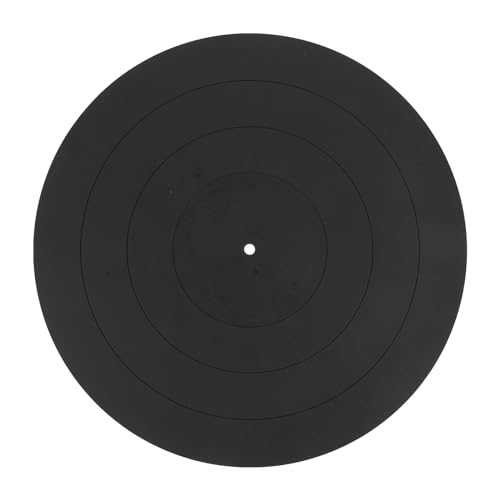Alasum 1 Stück Silikon-Schallplattenpad Silikon-Plattenteller-Pad Plattenspieler-Pad Plattenspieler-Matte Acryl-Plattenspieler-Matte Schallplatten-Staubmatte, JYMW019GZ5NF21V038L5 von Alasum