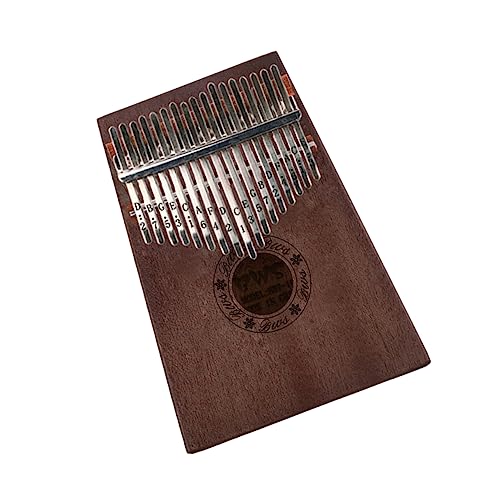 Alasum 17 Fingerklavier-instrument Kleine Kalimba Kinderklavier Kalimba-instrument Klavier Für Kinder Daumenklavier Kalimba Kinderinstrument Musikalischer Marimba-anhänger Hölzern von Alasum