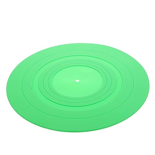 Alasum Schallplatten Unterlage Aus Silikonfreiem Material Antistatische Plattenmatte Für Plattenspieler Vinyl Records Cushion Durchmesser Hochwertiges Zubehör Für von Alasum