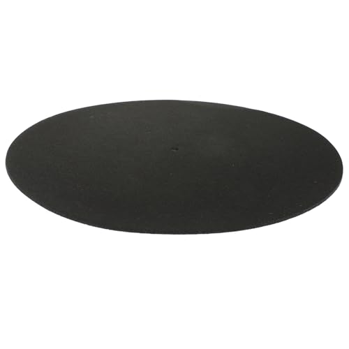 Alasum Schutzmatte Für Schallplatten Filzmatte Für Vinyl Plattenspieler Schallplatten Zubehör Für Optimalen Und Schutz Schwarze Rutschfeste Matte von Alasum