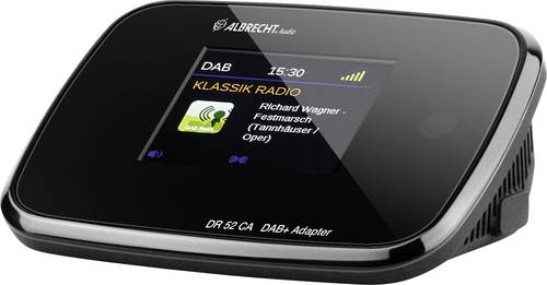 Albrecht DR 52 CA Radio-Adapter DAB+, UKW Schwarz von Albrecht