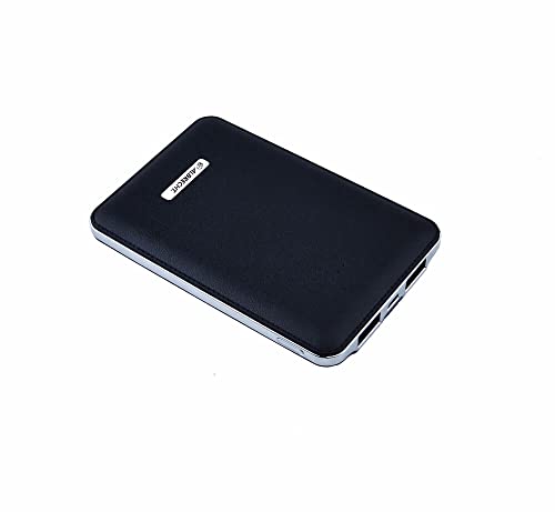 Albrecht PowerBank PB 5000, schwarz, 72987, mit 5000mAh und 2 Ausgängen, USB-Ladekabel von Albrecht