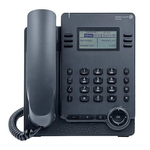 Alcatel-Lucent Enterprise ALE-20 Essential DeskPhone - VoIP-Telefon - Grau (3ML37020BB) von Alcatel