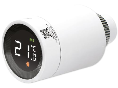 Alecto SMART-HEAT10 Smartes Heizkörperthermostat - smartes Zigbee Thermostat - benötigt Bridge/Gateway - Tuya - Smart Life App - weiß von Alecto