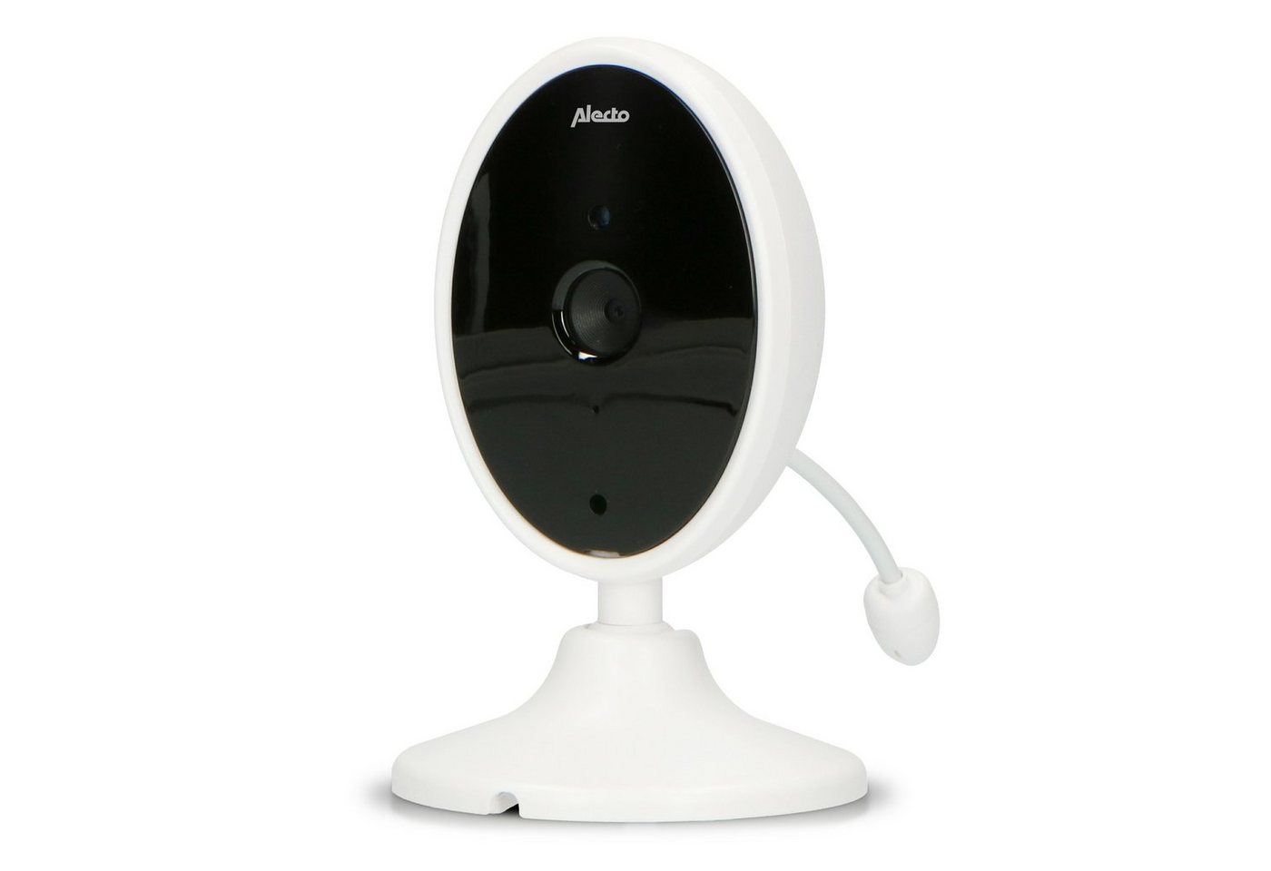 Alecto Video-Babyphone Zubehör für DVM-140C, Zusätzliche Kameraeinheit in Weiß/Taupe für DVM-140 von Alecto