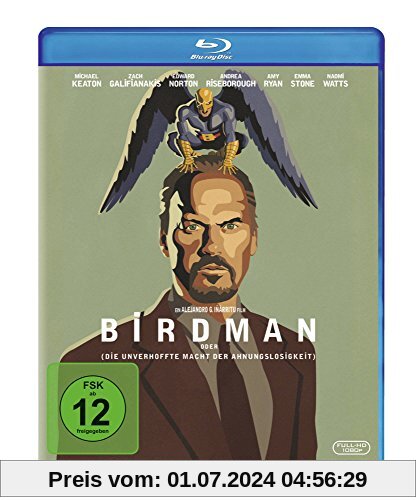 Birdman oder (Die unverhoffte Macht der Ahnungslosigkeit) [Blu-ray] von Alejandro González Iñárritu