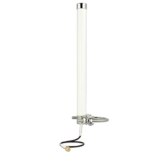 DELOCK LTE Antenne SMA 2,5-6 dBi omnidirektional starr Mastmontage Weiss Outdoor von Aleratec