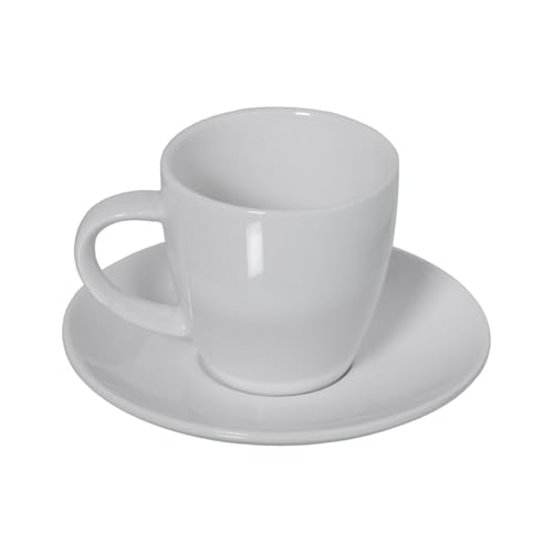 Alexandra House Living Set mit 6 Kaffeetassen aus Porzellan, 90 ml von Alexandra House Living