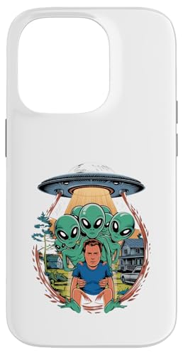 Hülle für iPhone 14 Pro Alien Entführung Ufo von Alien Designs