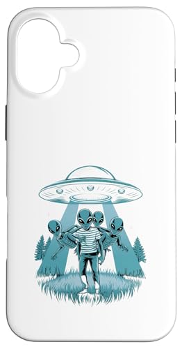 Hülle für iPhone 16 Plus Alien-Entführung von Alien Designs