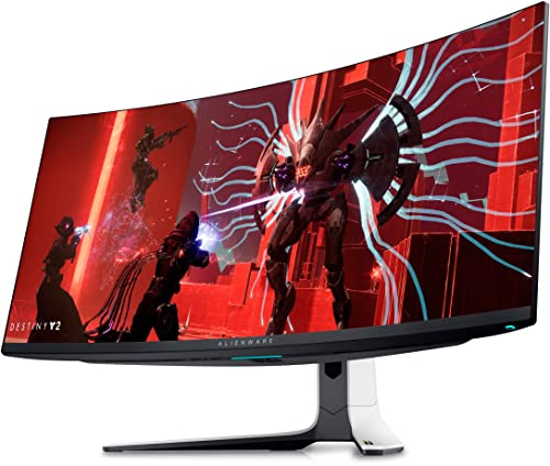 Alienware AW3423DW 34 Zoll WQHD (3440x1440) 21:9 1800R Curved Gaming Monitor, 175Hz, QD OLED, 0.1ms, NVIDIA G-SYNC Ultimate, 99.3% DCI-P3, HDR400, DP, 2x HDMI, 5x USB, 3 Jahre Garantie von Alienware