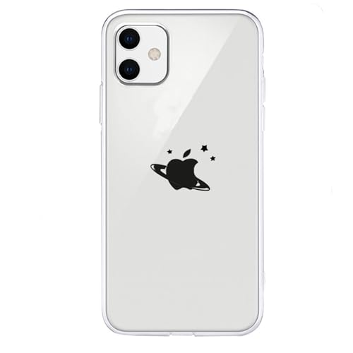 Alihtte Crystal Clear Hülle für iPhone 14 Pro, Klare stoßfeste dünne Silikon case für iPhone 14 Pro Mode Chic Muster Slim transparente TPU Handyhülle Schutzhülle für iPhone 14 Pro, Klar, Stern von Alihtte