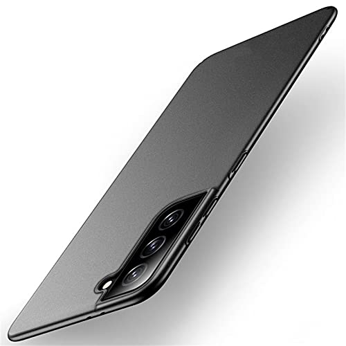 Alihtte Dünn Hülle für Samsung Galaxy S21 Ultra Leicht Anti-Fingerabdruck Anti-Kratzer Matte Hardcase Stoßfest Schutzhülle Handyhülle Hard PC Slim Case Cover für Samsung Galaxy S21 Ultra,Matte schwarz von Alihtte