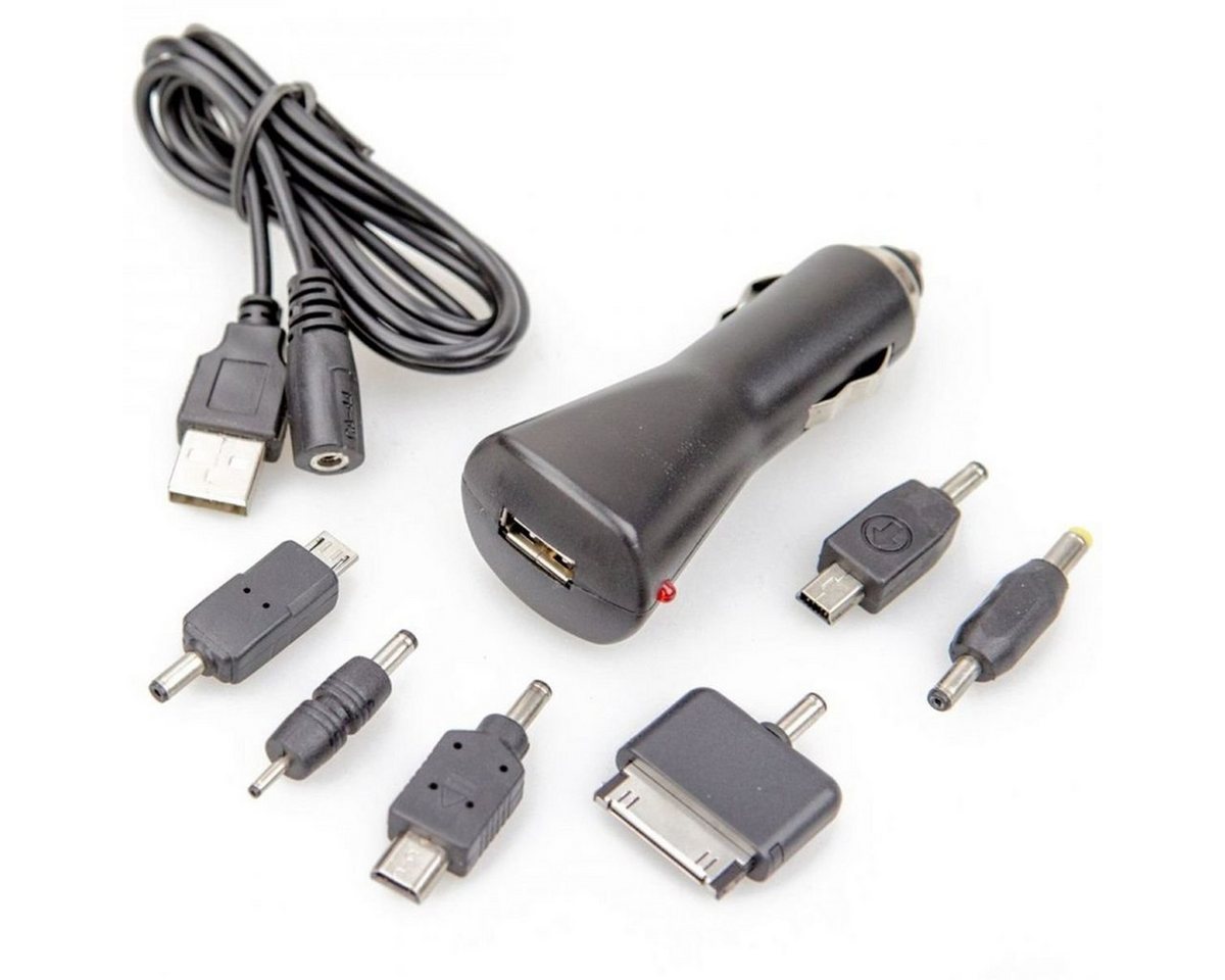 All Ride USB Multi Ladegerät 8-tlg. Set 12V / 24V Kfz Mini Adapter Ladeadapter Universal-Ladegerät (8-tlg., umfangreiche Steckertypen) von All Ride