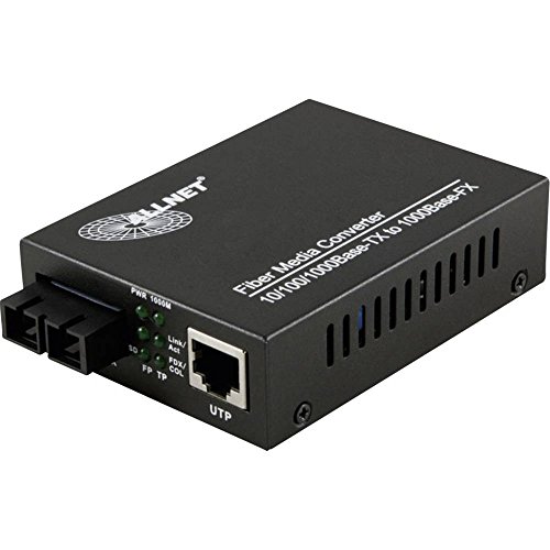 ALLNET ALL-MC105G-SC-SM convertisseur de Support réseau 1000 Mbit/s Monomode Noir von AllNet