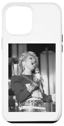 Hülle für iPhone 15 Plus Cyndi Lauper Singing Live von Allan Ballard von Allan Ballard Photography