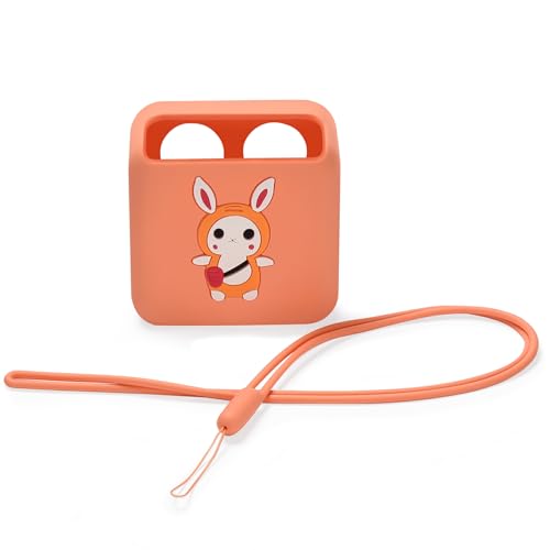 Allayu YOTO Mini Audio Player Tragehülle, einfache und stilvolle Tragetasche, Silikagel für Yoto Mini Travel Kids, Orange von Allayu