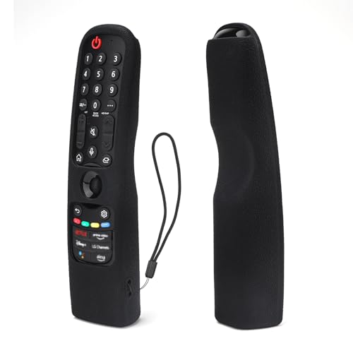 Silikon Schutzhülle Fernbedienungen für LG Magic Remote AN-MR21GA MR21GC MR22GN MR23GN MR24GA, Fernbedienungshülle Case Stoßfestes für LG QNED Smart TV 2022/2023/2024, Hülle Schutzhülle Anti-Rutsch von AllgoodRc