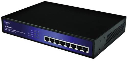 Allnet ALL8808POE Netzwerk Switch 8 Port 1 GBit/s PoE-Funktion von Allnet