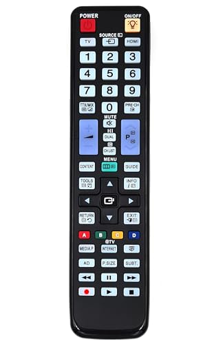 Ersatz Fernbedienung for Samsung TV | LE32C654M1W/XZG | LE32C654M1WXZG | LE37C650L1W/XXN | LE37C650L1W/XZG | LE37C650L1WXXN | LE37C650L1WXZG | von Alltro