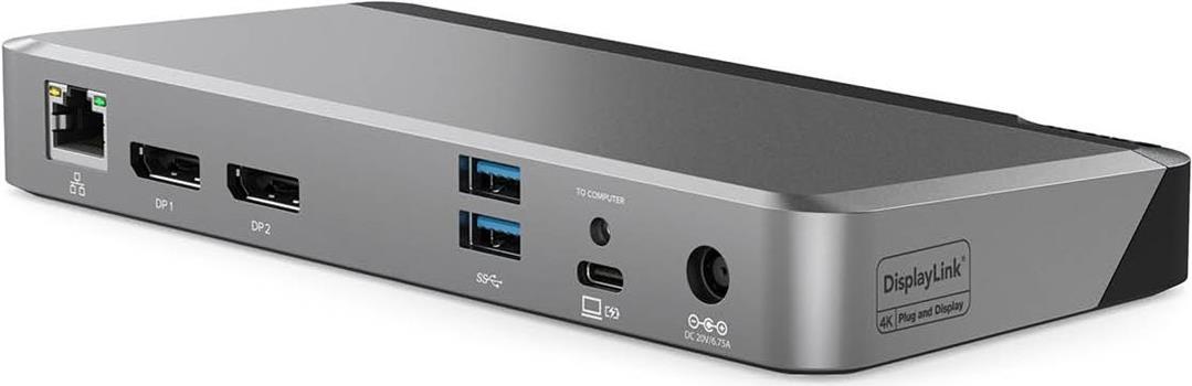 ALOGIC DX2 - Dockingstation - USB-C - 2 x DP - GigE - 100 Watt (DUPRDX2-100) von Alogic