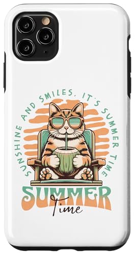 Lustige Katze trinkt Kokosnuss Retro Sommer Strand Männer Frauen Kinder Hülle für iPhone 11 Pro Max Lustige Katze trinkt Kokosnuss Retro Sommer Strand Männer Frauen Kinder Hülle für iPhone 11 Pro Max von Aloha Hawaii Hawaiian Island Vacation Beach Lover