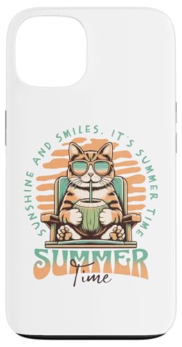 Lustige Katze trinkt Kokosnuss Retro Sommer Strand Männer Frauen Kinder Hülle für iPhone 13 Lustige Katze trinkt Kokosnuss Retro Sommer Strand Männer Frauen Kinder Hülle für iPhone 13 von Aloha Hawaii Hawaiian Island Vacation Beach Lover