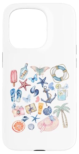 Niedlicher Küsten-Sommer-Ästhetischer Anker Palme Schmetterlinge Strand Hülle für iPhone 15 Pro Niedlicher Küsten-Sommer-Ästhetischer Anker Palme Schmetterlinge Strand Hülle für iPhone 15 Pro von Aloha Hawaii Hawaiian Island Vacation Beach Lover