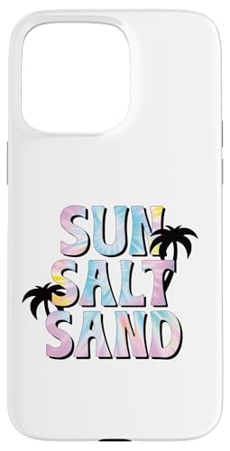 Sonnensalz Sand Pastell Batik-Palme Strand Vibe Urlaub Hülle für iPhone 15 Pro Max Sonnensalz Sand Pastell Batik-Palme Strand Vibe Urlaub Hülle für iPhone 15 Pro Max von Aloha Hawaii Hawaiian Island Vacation Beach Lover