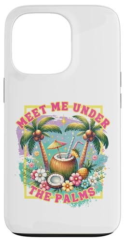 Triff mich unter den Palmen Retro Tropical Coconut Paradise Cute Hülle für iPhone 13 Pro Triff mich unter den Palmen Retro Tropical Coconut Paradise Cute Hülle für iPhone 13 Pro von Aloha Hawaii Hawaiian Island Vacation Beach Lover