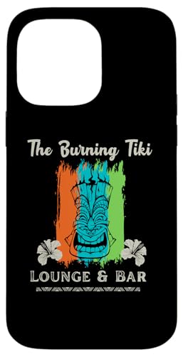 Hülle für iPhone 14 Pro Max Vintage Tiki Bar Lounge Tiki Taschenlampe Retro Hawaiian Distressed von Aloha Local Hawaiian Hawaii Island Beach Tees